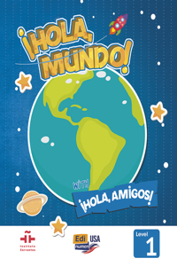 Hola Mundo 1 - Student Print Edition Plus 1 Year Online Premium Access (All Digital Included) + Hola Amigos 1 Year
