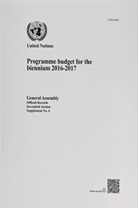 Programme Budget for the Biennium 2016-2017