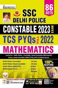 SSC Delhi Polie Constable Mathematics TCS PYQs Yearwise Total 86 Sets 100% Solutions (English Medium) (4428)