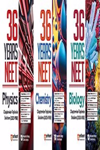 Arihant 36 Years Chapterwise Topicwise Solutions NEET Physics, Chemistry, Biology 1988-2023 (Set of 3 Books)