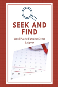 Seek And Find Word Puzzle Funniest Stress Reliever