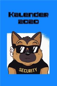 Kalender 2020 - Security Doggie