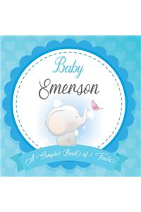 Baby Emerson A Simple Book of Firsts
