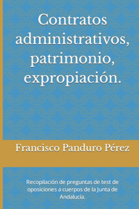 Contratos administrativos, patrimonio, expropiación.