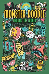 Monster Doodle Around The World