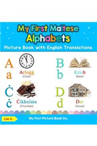 My First Maltese Alphabets Picture Book with English Translations