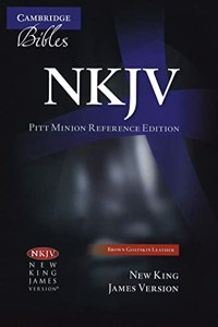 NKJV Pitt Minion Reference Bible, Brown Goatskin Leather, Red-letter Text, NK446XR