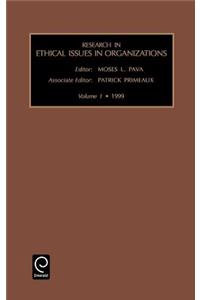 Research in Ethical Issues in Organizations