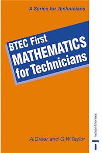 BTEC First - Mathematics for Technicians