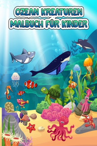 Ozean Kreaturen Färbung Buch für Kinder