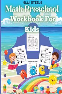 Math Preschool Workbook For Kids