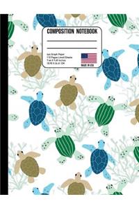 Composition Notebook 4x4 Graph Paper