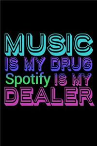 Music Is My Drug Spotify Is My Dealer
