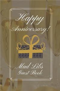 Happy Anniversary Mad Libs Guest Book