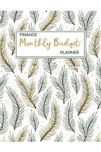 Finance Monthly Budget Planner