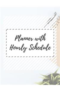 Planner with Hourly Schedule