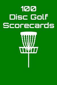 100 Disc Golf Scorecards