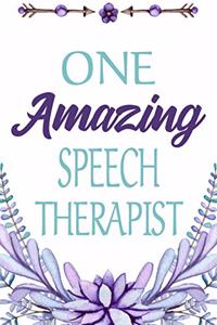 One Amazing Speech Therapist