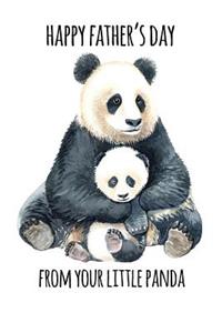 Happy father's day from your little panda