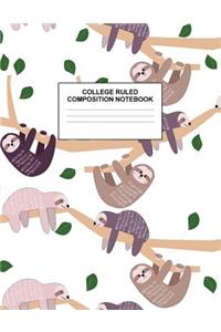 College Ruled Composition Notebook