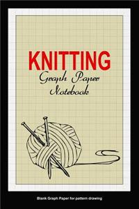 Knitting graph paper notebook