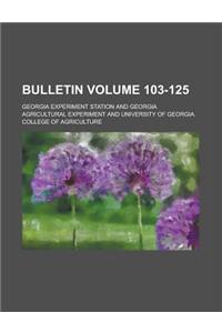 Bulletin Volume 103-125