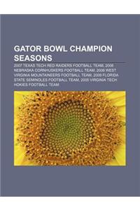 Gator Bowl Champion Seasons