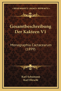 Gesamtbeschreibung Der Kakteen V1