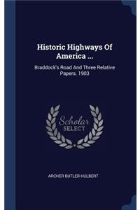 Historic Highways Of America ...