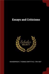 Essays and Criticisms