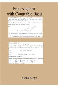 Free Algebra with Countable Basis
