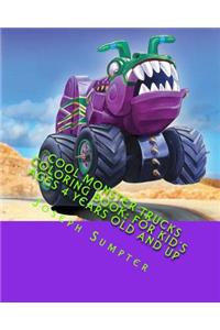 Cool Monster Trucks Coloring Book