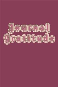 Journal Gratitude