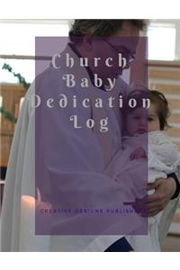 Church Baby Dedication Log
