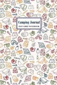 Camping Journal Dot Grid Notebook