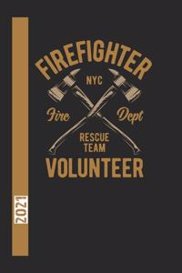 Firefigther Nyc Fire Dept Rescue Team Volunteer 2021