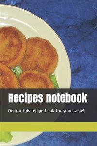 Recipes notebook
