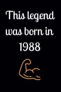This legend was born in 1988