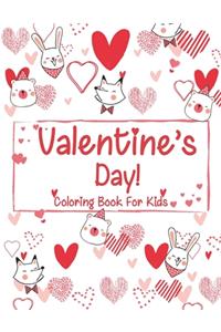 Valentine's Day coloring book for kids