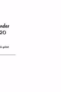 Der sonnige Kalender mit Wolkenstimmung
