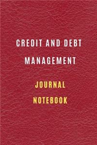 Credit and debt management Notebook