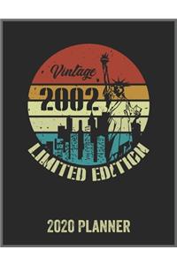 Vintage 2002 Limited Edition 2020 Planner