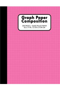Graph Paper Notebook 200 Pages / Quad Ruled Paper