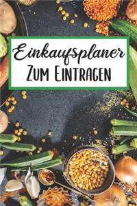 Einkaufsplaner Zum Eintragen