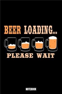 Beer Loading Please Wait Notebook