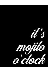 2020 Weekly and Monthly Planner for Mojito and Cocktail Lovers - It's Rum O'Clock