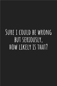 Sure I Could be Wrong But Seriously, How Likely is That?