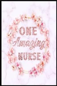 One Amazing Nurse: A 6x9 120 Blank Lined Pages Journal Perfect For Notes Journal For A Nurse Student School Nursing Student Graduation Gift