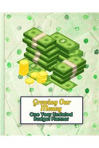 Growing Our Money - One Year Undated Budget Planner