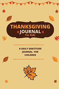 Thanksgiving Journal for Kids